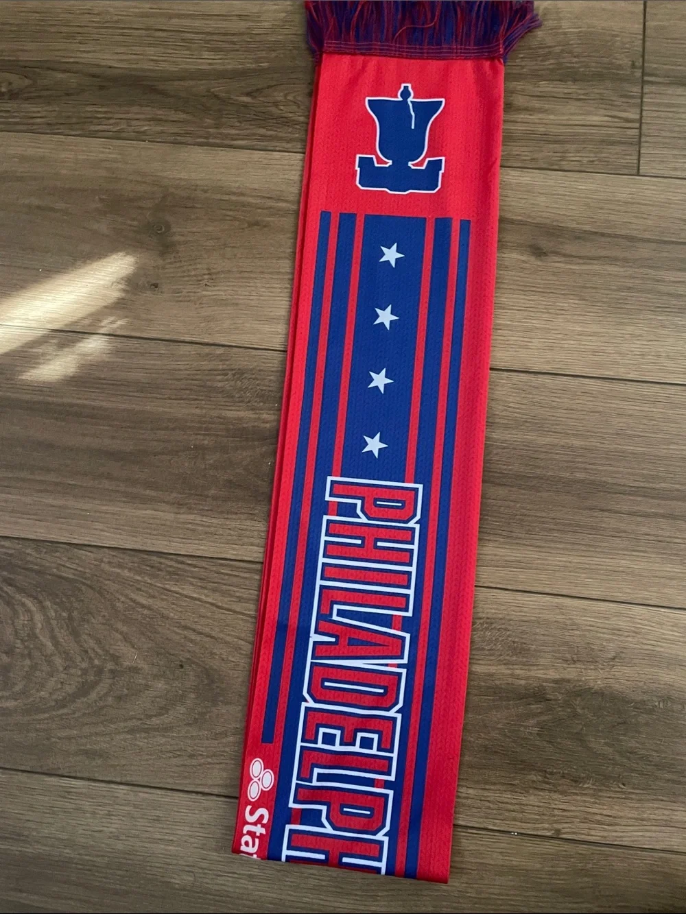 Philadelphia Red & Blue Fan Scarf